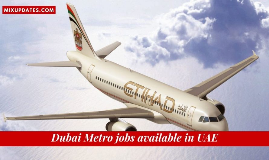 Etihad Airways Careers, Jobs Opportunities In UAE – 2022