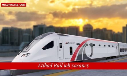 Etihad Rail job vacancy