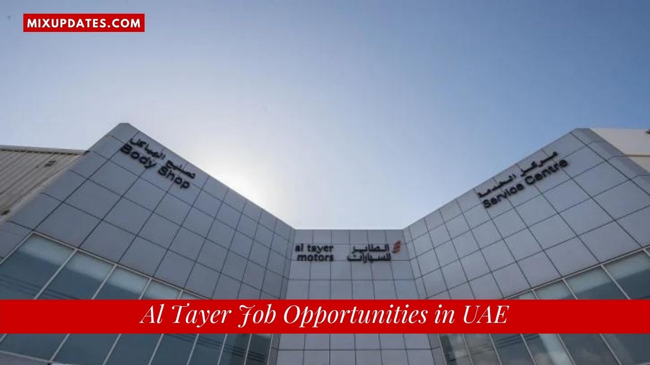 Al Tayer Job Opportunities in UAE