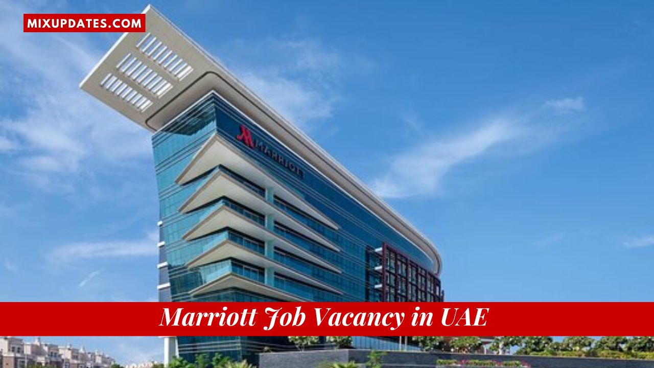 Marriott Job Vacancy in UAE