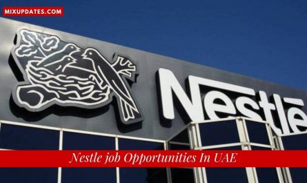Nestle Job Opportunities In UAE
