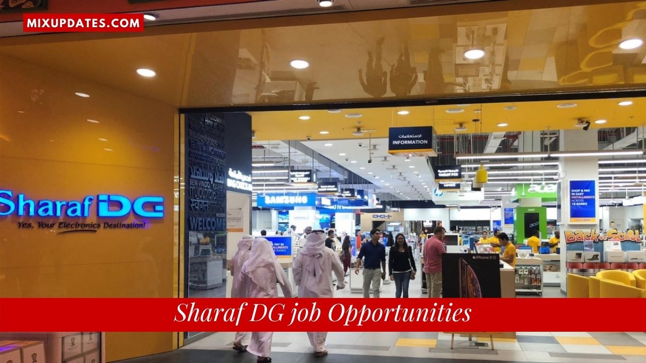 Sharaf DG Job Opportunities