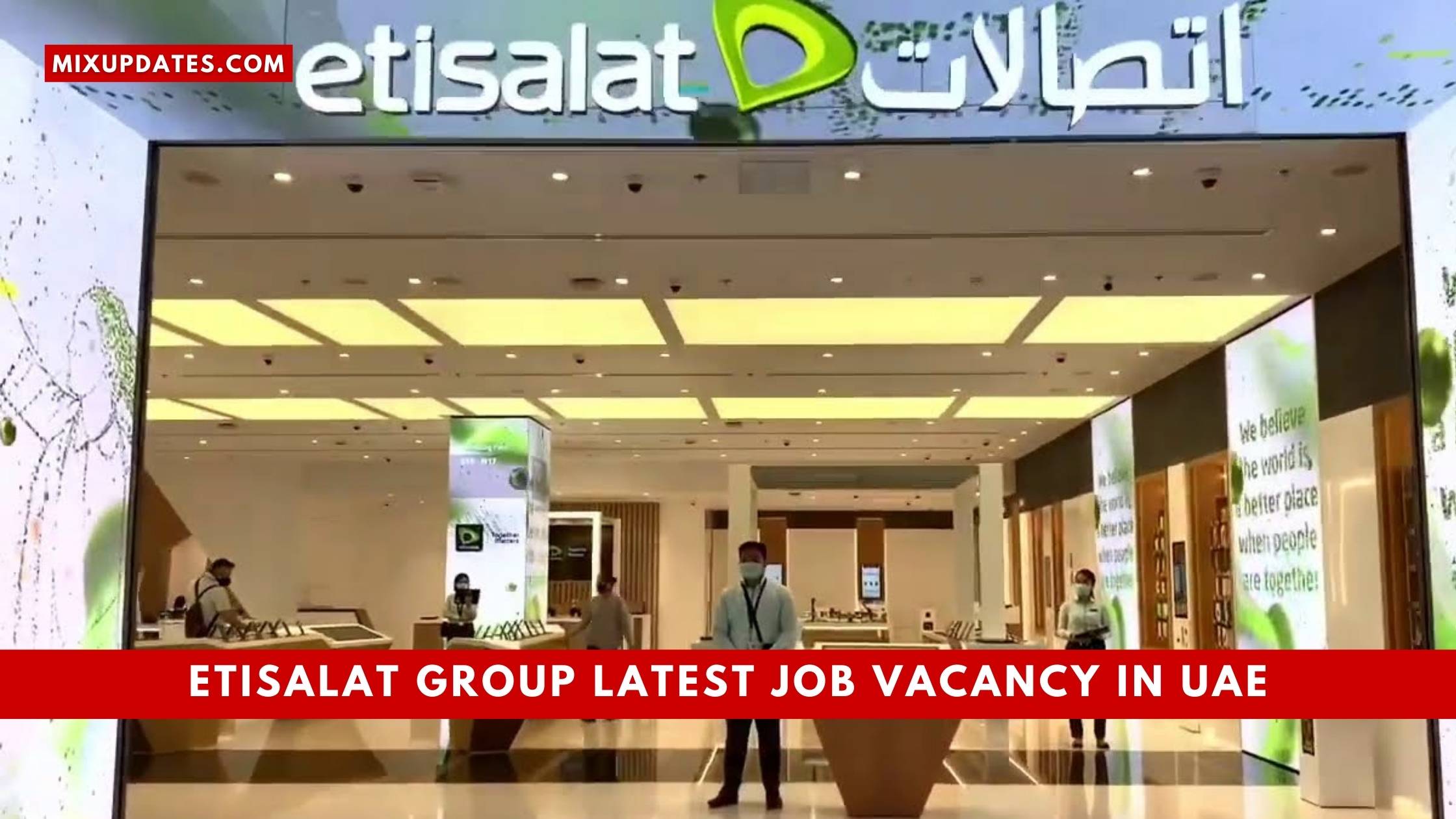 Etisalat Latest Job Vacancy 2022 – Dubai Job Vacancy