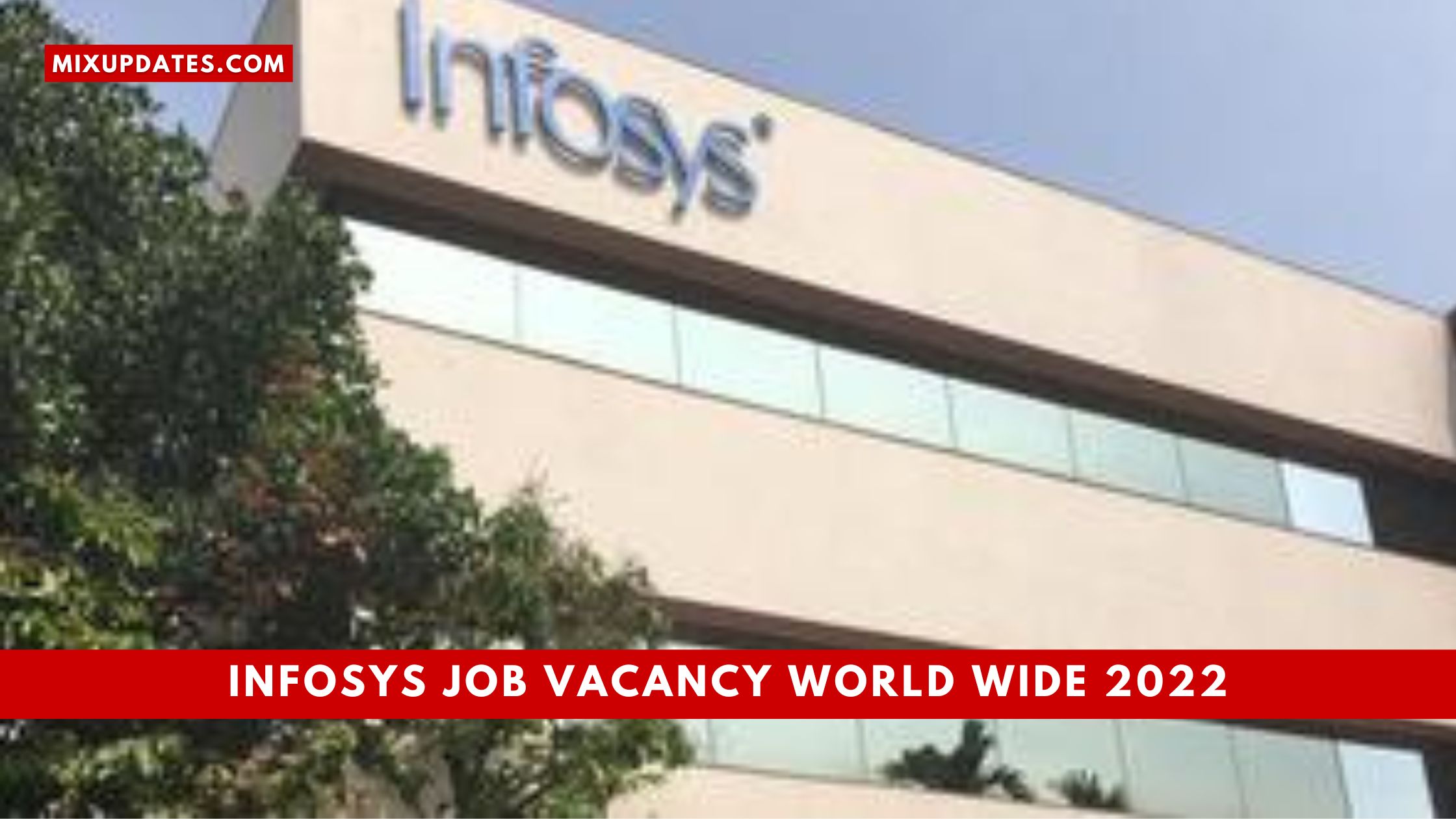 Infosys Job Vacancy World Wide 2022